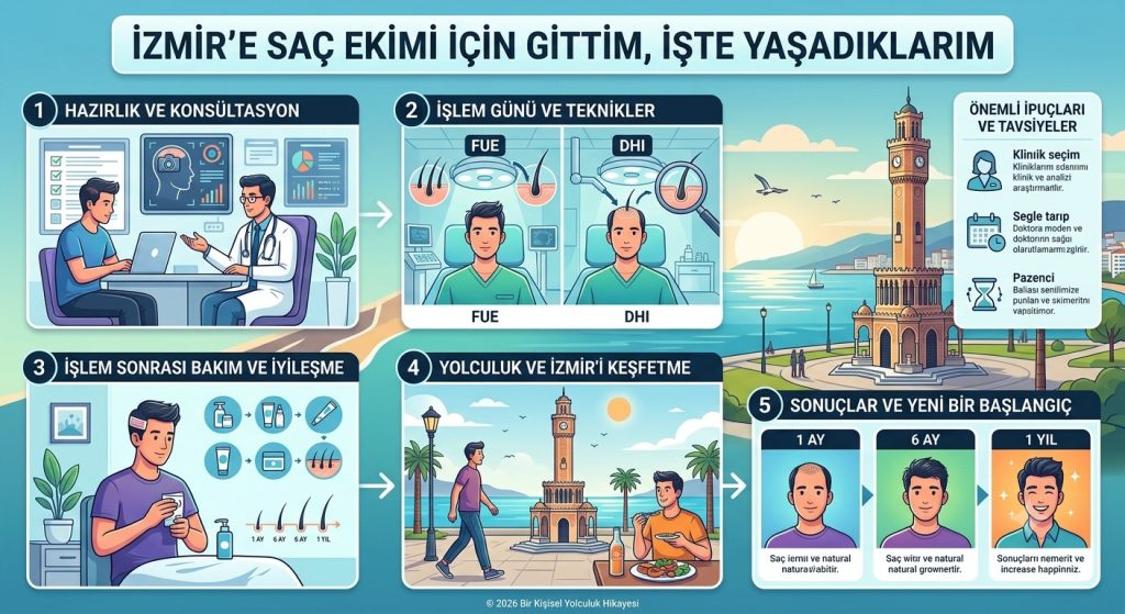 Çanakkale’den İzmir’e Saç Ekimi İçin Gittim, İşte Yaşadıklarım